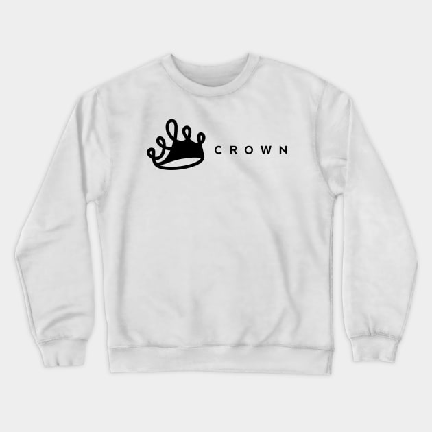 Crown Crewneck Sweatshirt by Whatastory